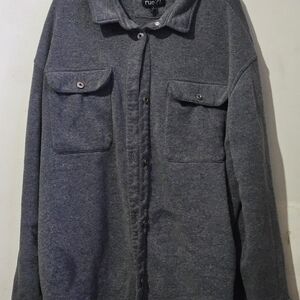 Rue21 Charcoal Fleece-Lined Jacket